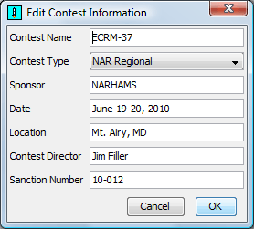 ContestManager Screen Shots